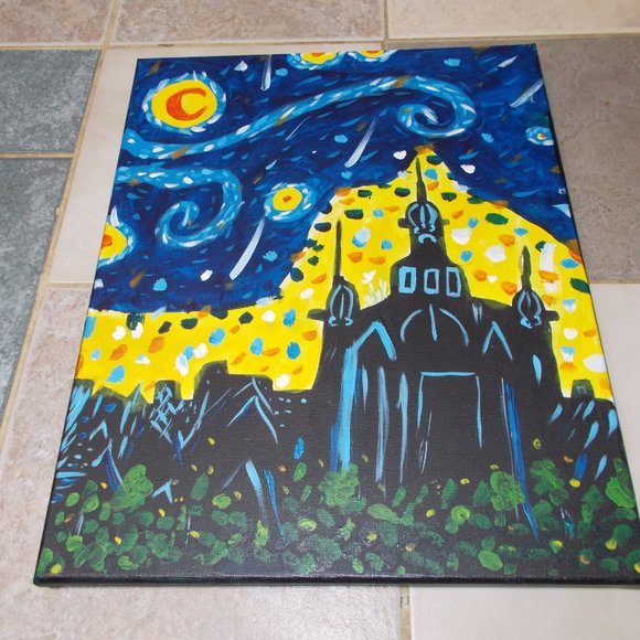 VG Style acrylic painting, 16"x20" - Picture 4 of 5